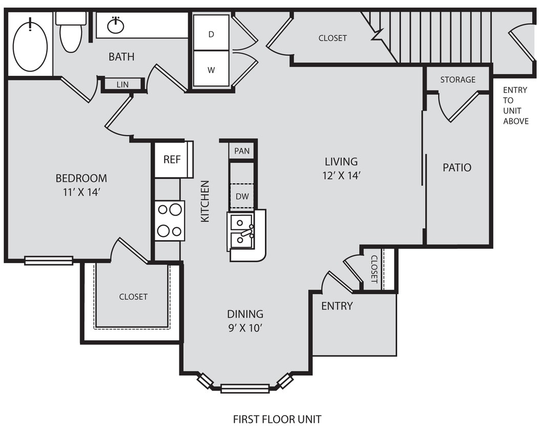 Parc At Wall Street - A2 - 1 Beds - 1 Baths - 786 Sq. ft. - A2