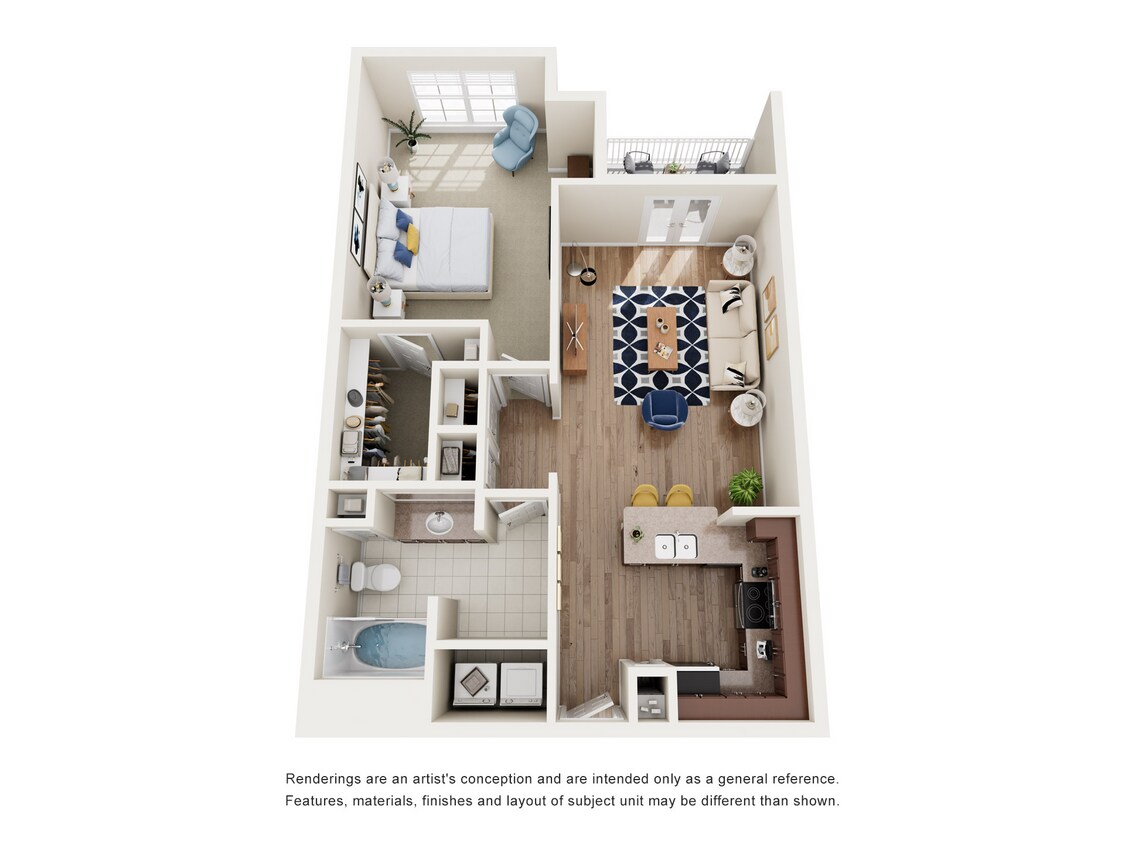 Residences at Gramercy_A1_1x1_781 SQ FT.jpg - 1x1