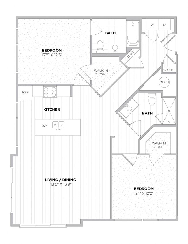 Floor Plan - 2 Bedroom