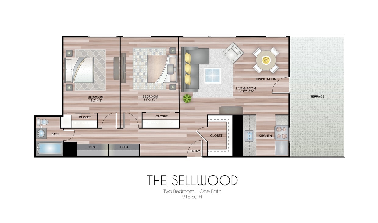 916 Square Feet - The Sellwood