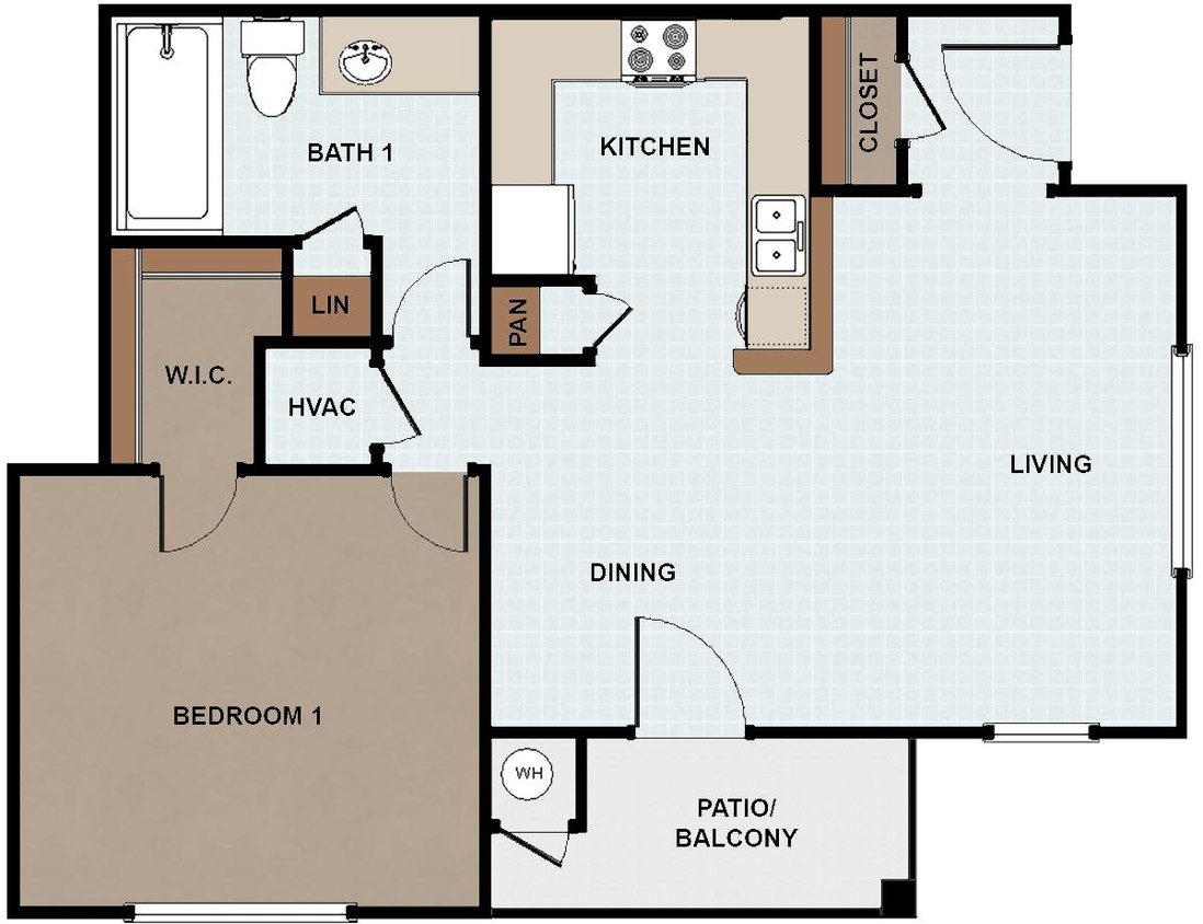 Floor Plan - Home Sweet Home! ONLY $99 move-in rent plus dep...