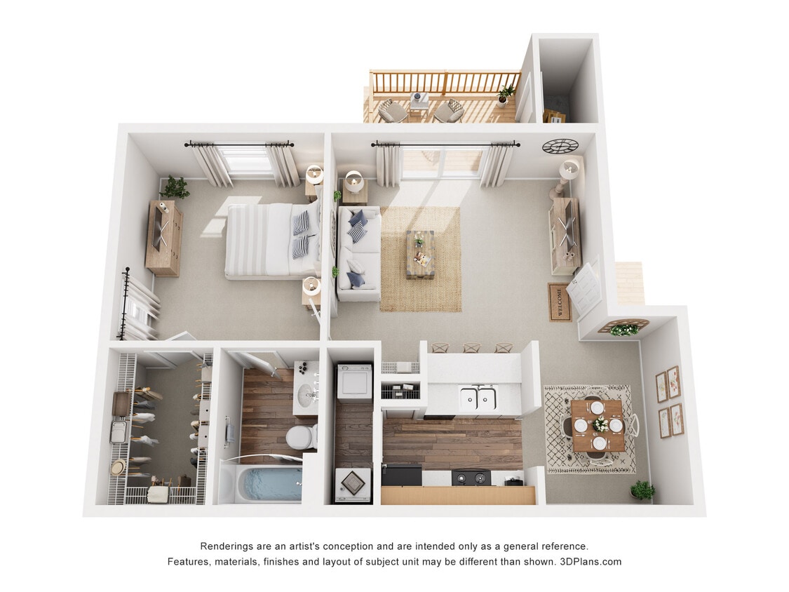 The Greens at Old St Augustine_1 Bed.jpg - A1Mk - 1 Bedroom, 1 Bathroom