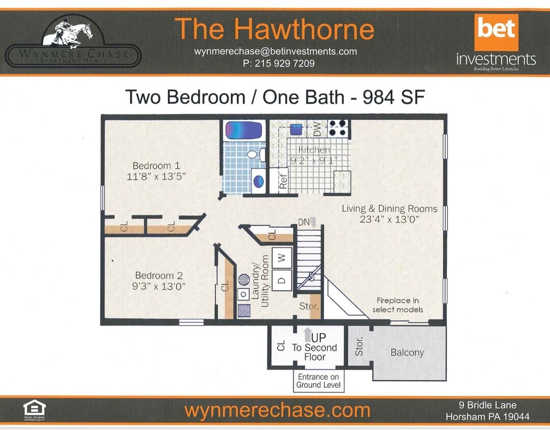 Floor Plan - Hawthorne