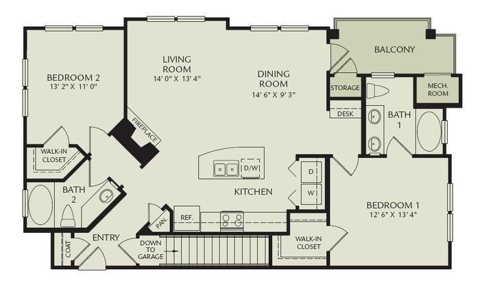 Floor Plan - B2 - Orpheus I