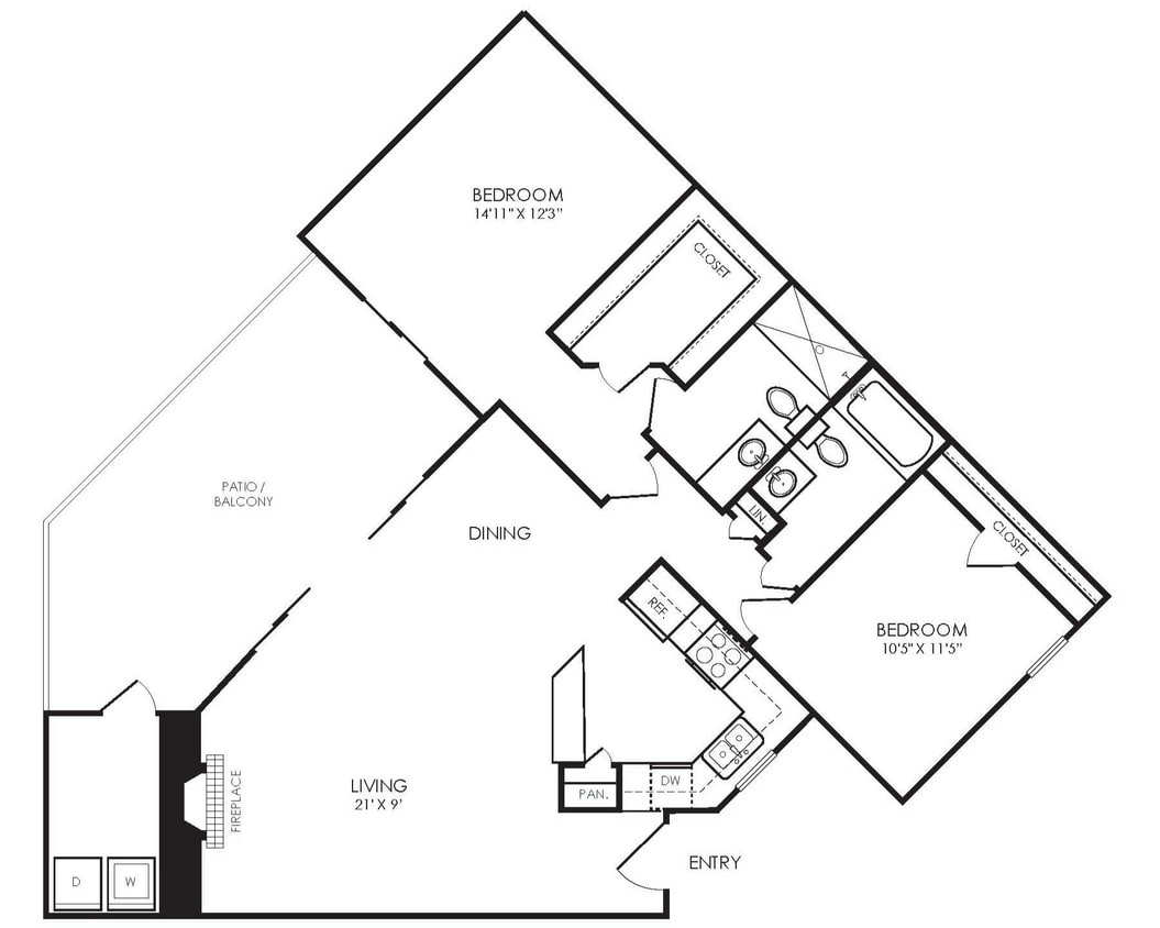 Raleigh-Floorplans-221110_Page_8.jpg - 2 Bedroom 2 Bath