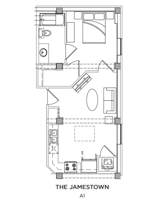 Floor Plan - The Jamestown