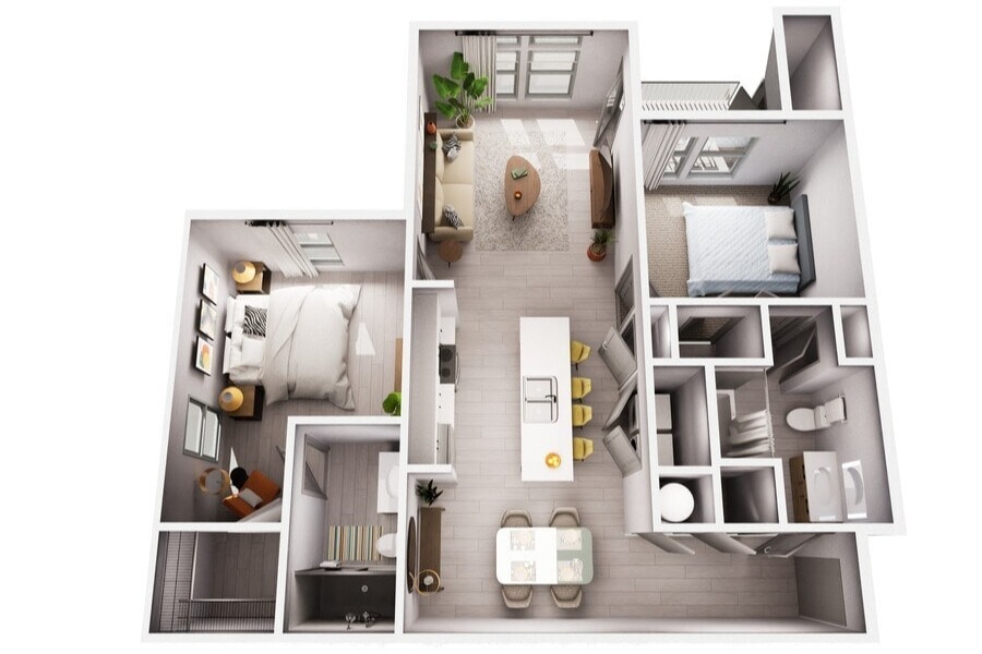 Floor Plan - Duet