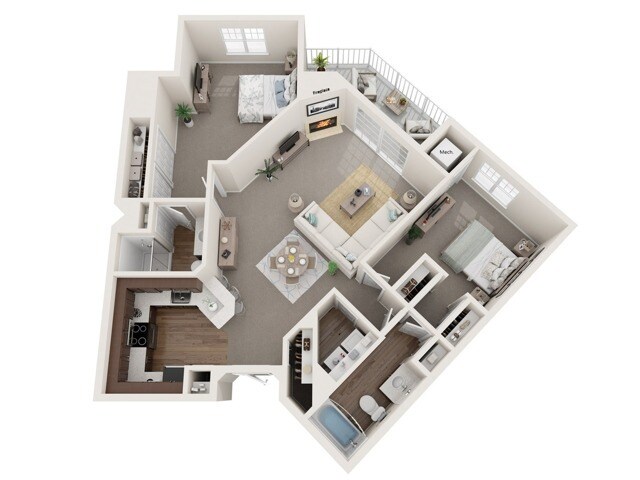 The Randall | The Landmark at Hatchery Hill | Apartments in Fitchburg, WI - The Randall I