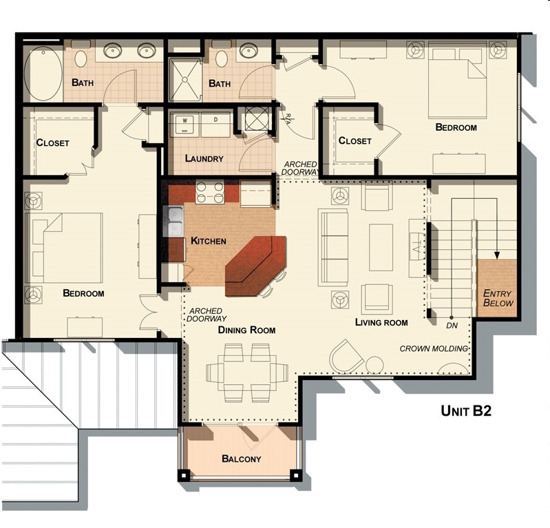 2BR/2BA - B2