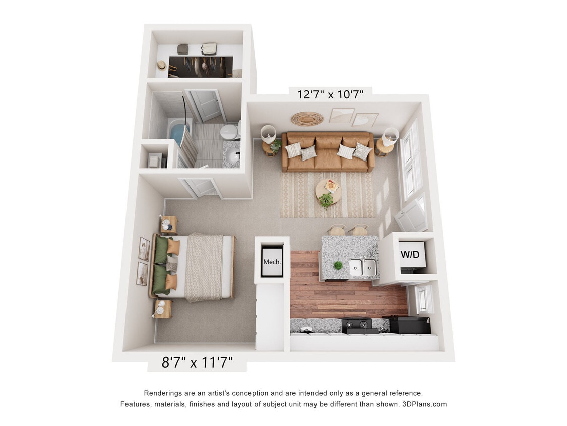Floor Plan - Luxury Studio
