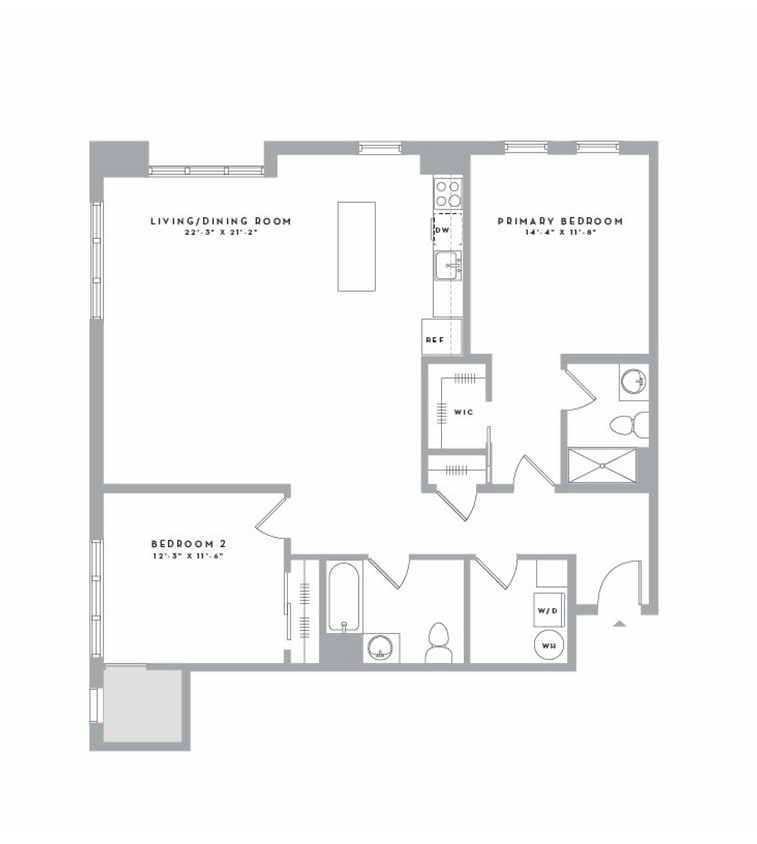 Floor Plan - A2B8