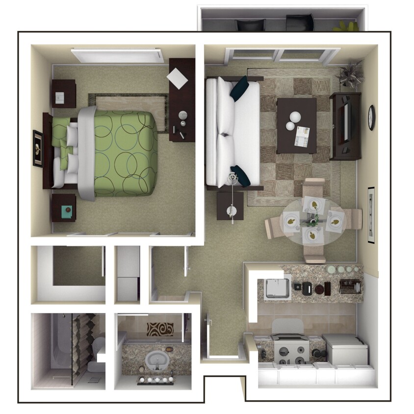 Floor Plan - Residence 2B Luxury