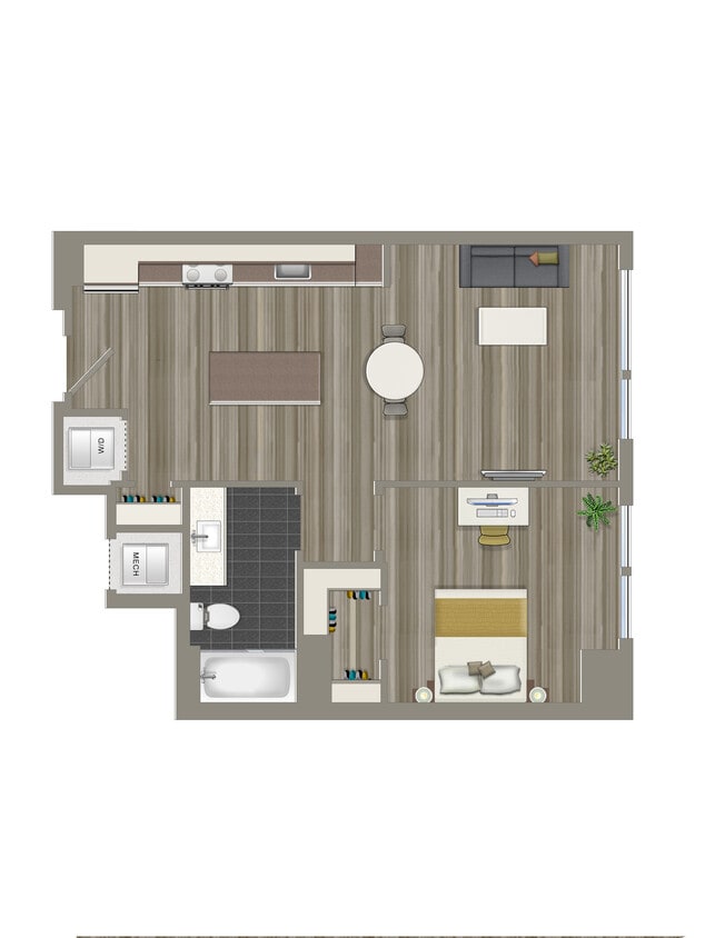Floor Plan - 1-D
