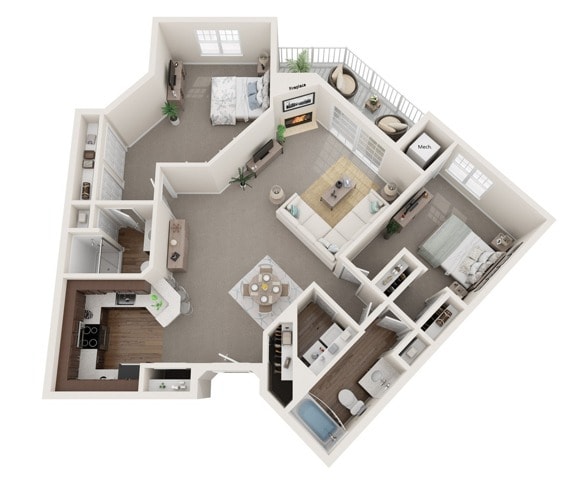 The Randall II | The Landmark at Hatchery Hill | Apartments in Fitchburg, WI - The Randall II