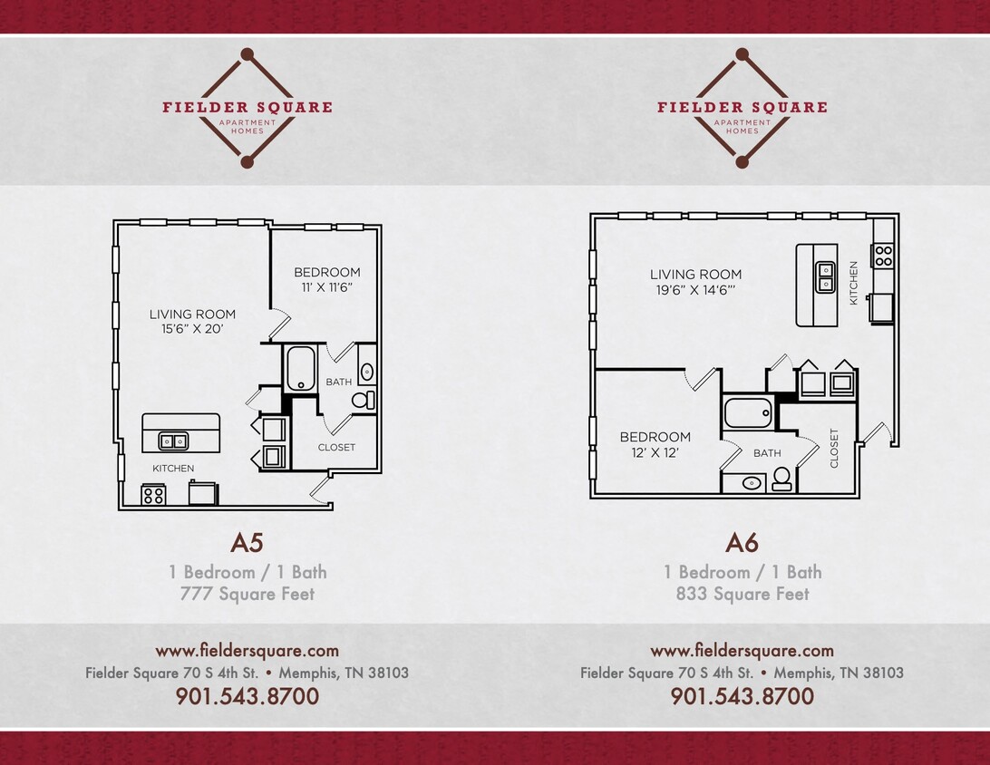 Floor Plan - A6 One bedroom