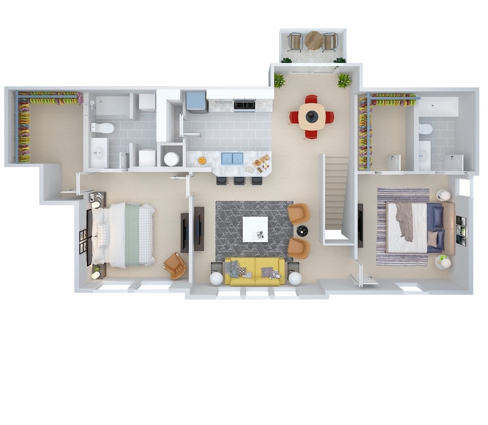 Crown_Lone_Oak__V2_Villa Scaled Down.jpg - 2 Bedroom Villa Up
