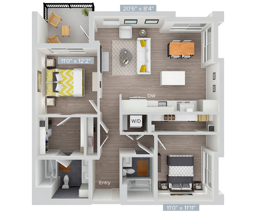 Floor Plan - B17S-1097SF-MIR
