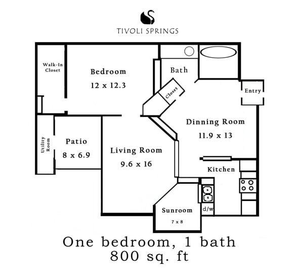1BR/1BA - Springs 1/1L