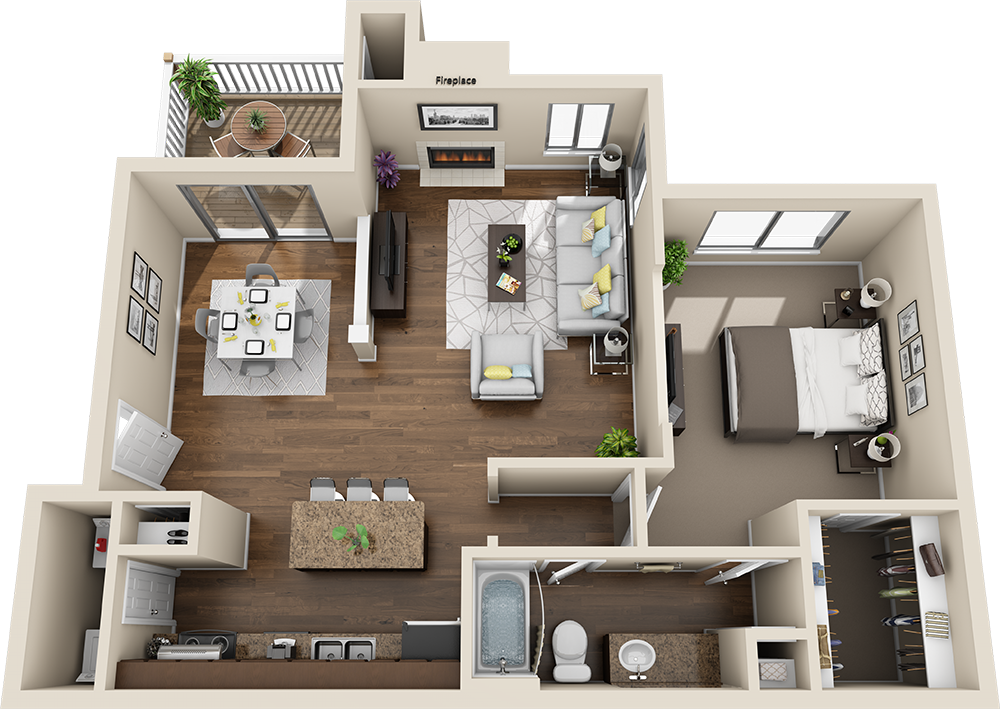 Floor Plan - The Brittany