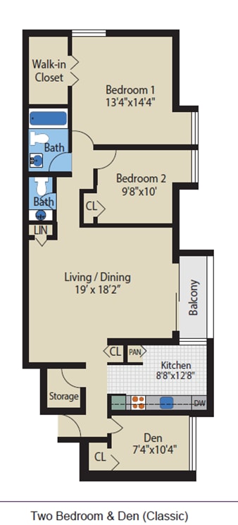 PT - 2B1.5B & Den - Classic - 2B1.5B & Den - Classic