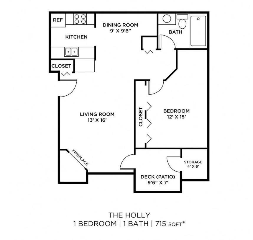 Floor Plan - The Holly