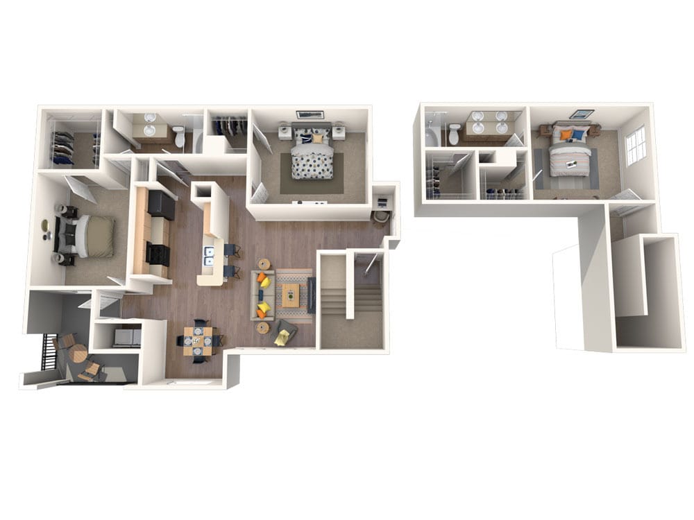 Floor Plan -  Castle Mountain Lodge	