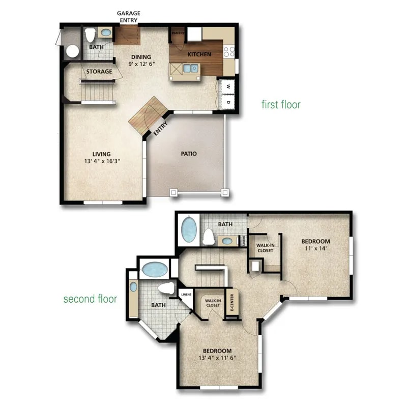 Floor Plan - Kingston II 