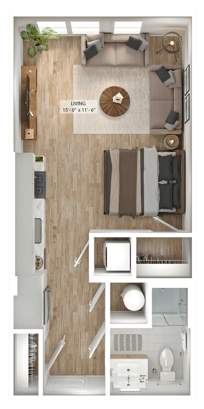 Floor Plan - Studio-S1
