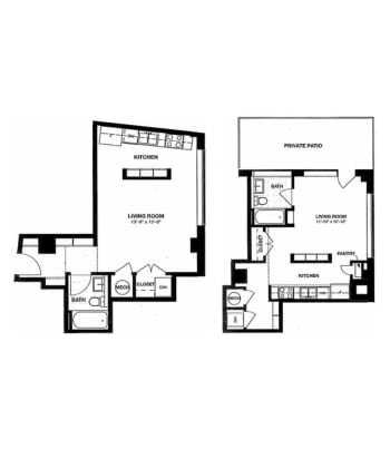 Floor Plan - Studio