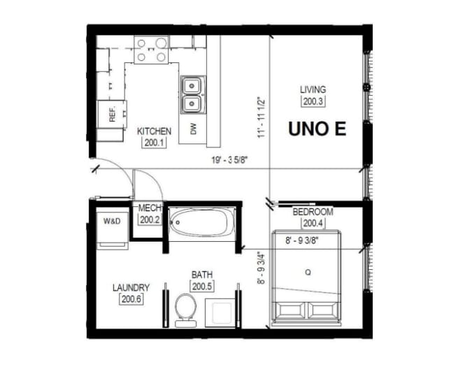 Depot - 1 Bedroom Uno E - Depot - 1 Bedroom Uno E
