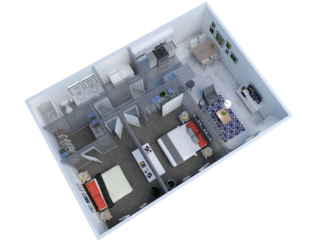 Floor Plan - 2 Bedroom 