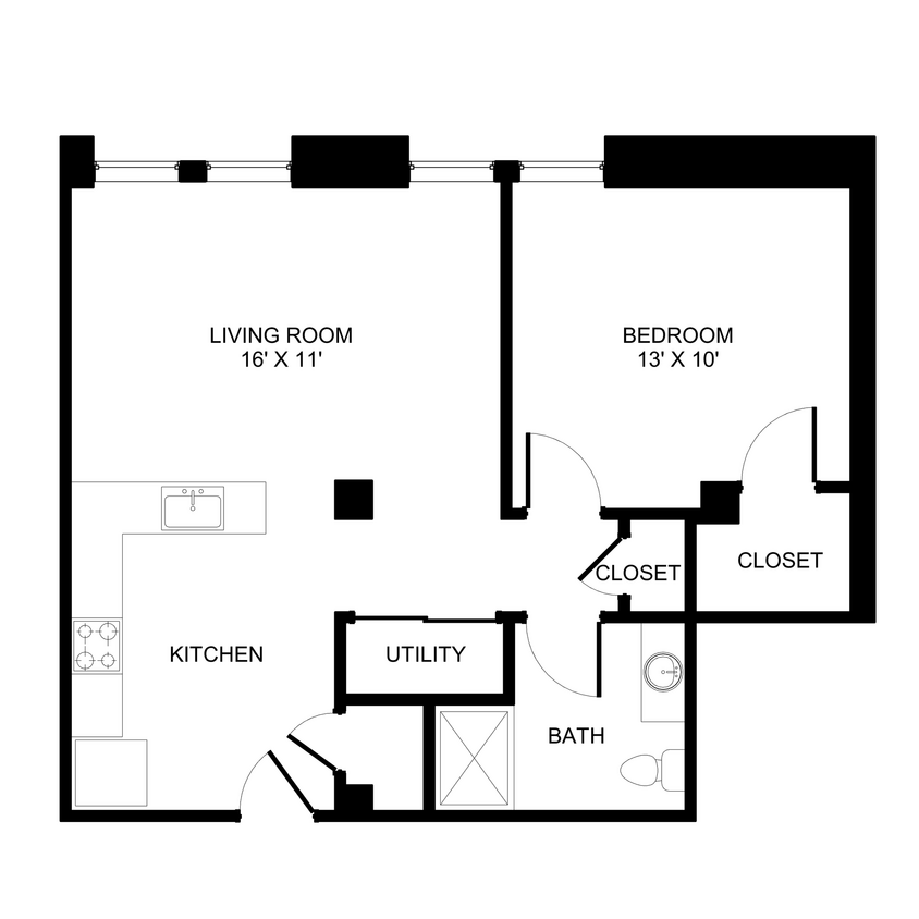 Floor Plan - The Broadway