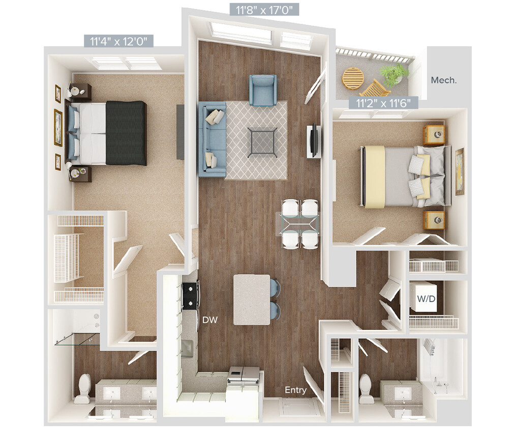 Floor Plan - B2U_1094SF2107