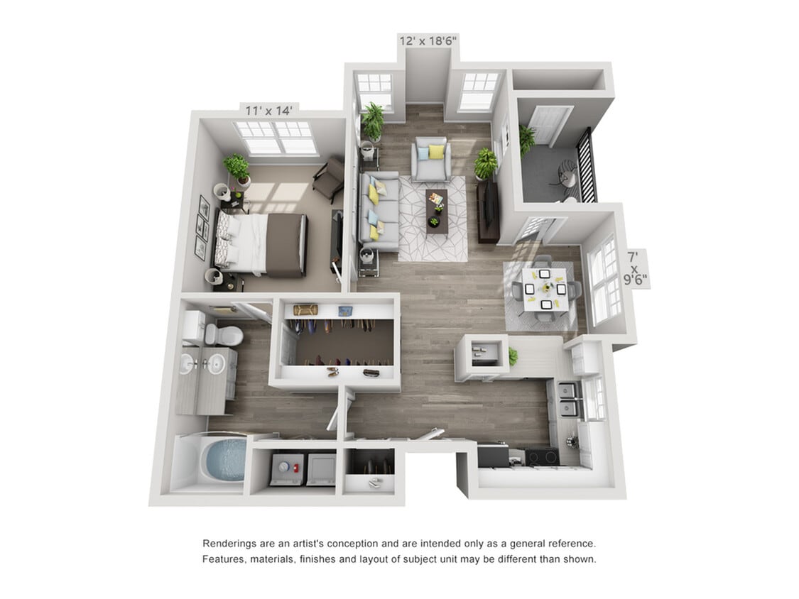 Harlowe_A4_1b 1b 890 sqft - A4 Sophisticated