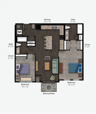 Floor Plan - Jefferson Style A
