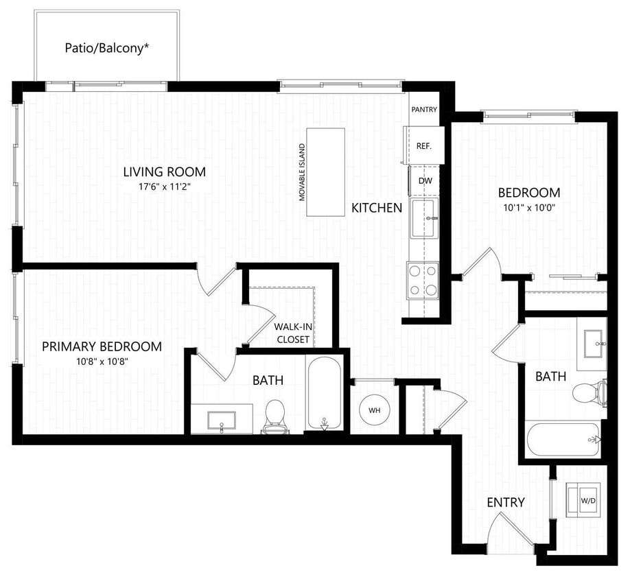 Floor Plan - B5-2X2