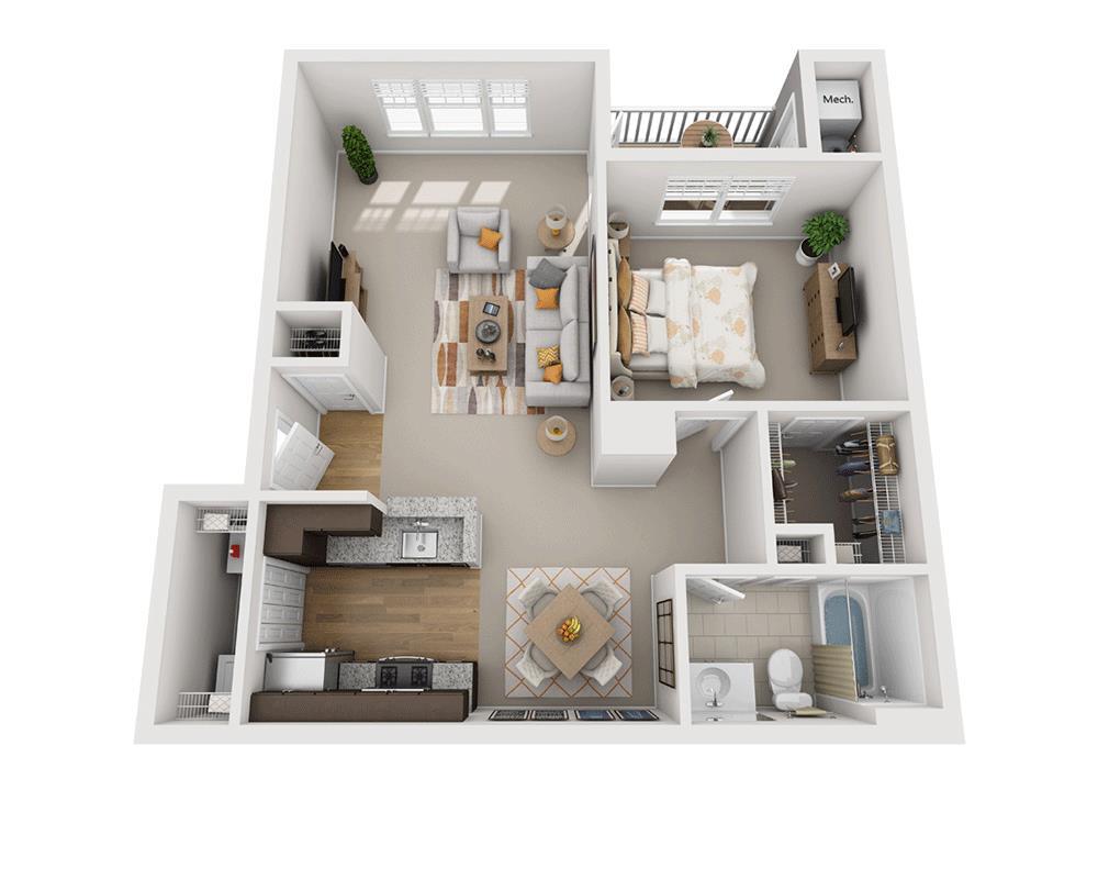 Floor Plan - Aster Gardens (A1B)