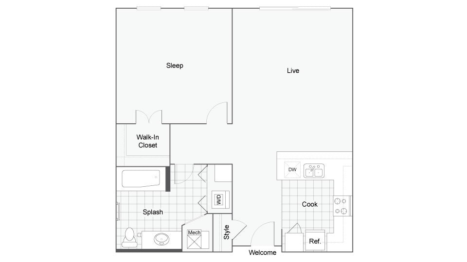 Floor Plan - The Hampton