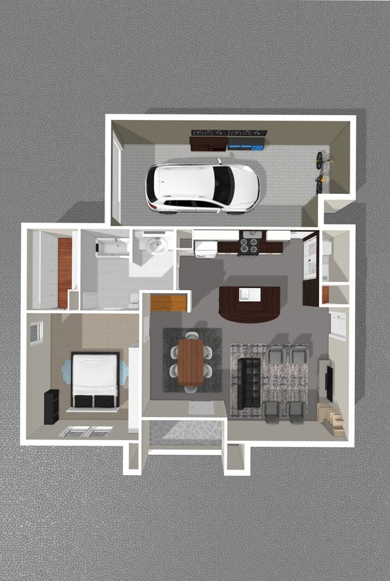 VERBANO 1/1 w/Garage - VERBANO 1/1 w/Garage