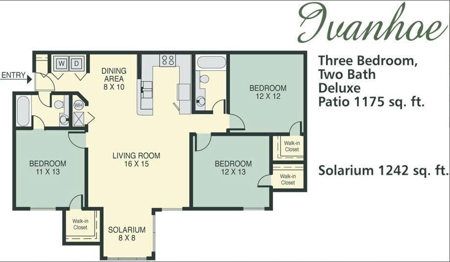 Floor Plan - The Ivanhoe - Solarium