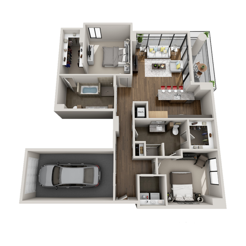 B4 floor plan - The Winrock