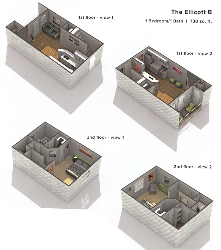 Floor Plan - The Ellicott B