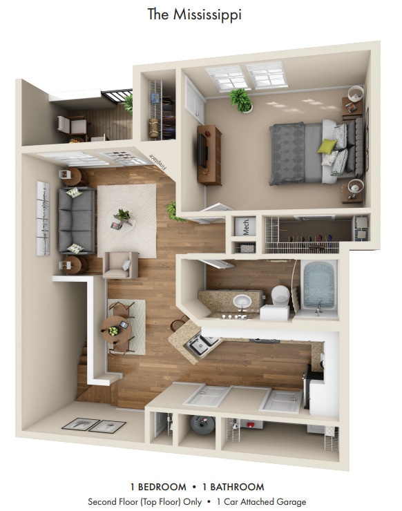 Floor Plan - The Mississippi