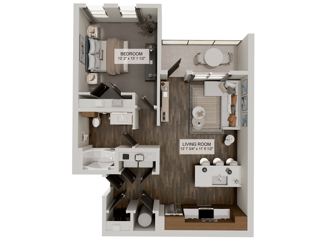 Floor Plan - The Ray (A2)
