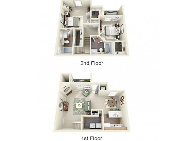 Apple Blossom - 3D Floorplan - Appleblossom