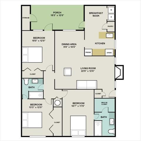 Floor Plan - THE MALLARD