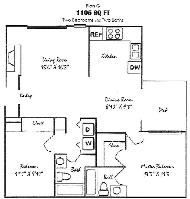 2BR/2BA - Marina 2x2A