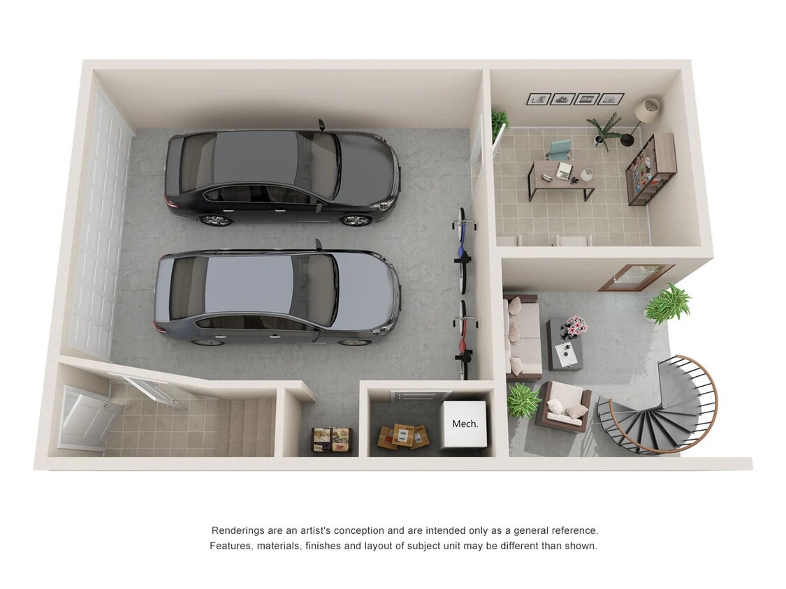 Floor Plan - Three Bedroom Three Bathroom