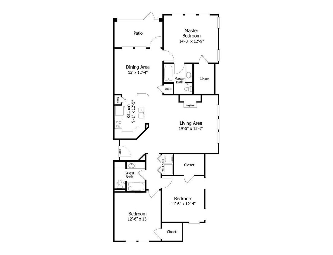 Floor Plan - Oaks 3C2