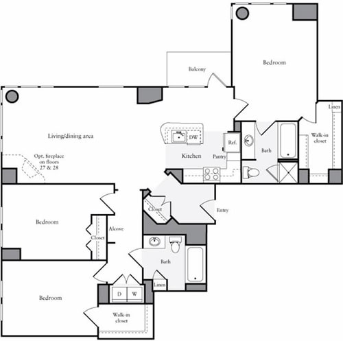 Floor Plan - 3+ Bedrooms A
